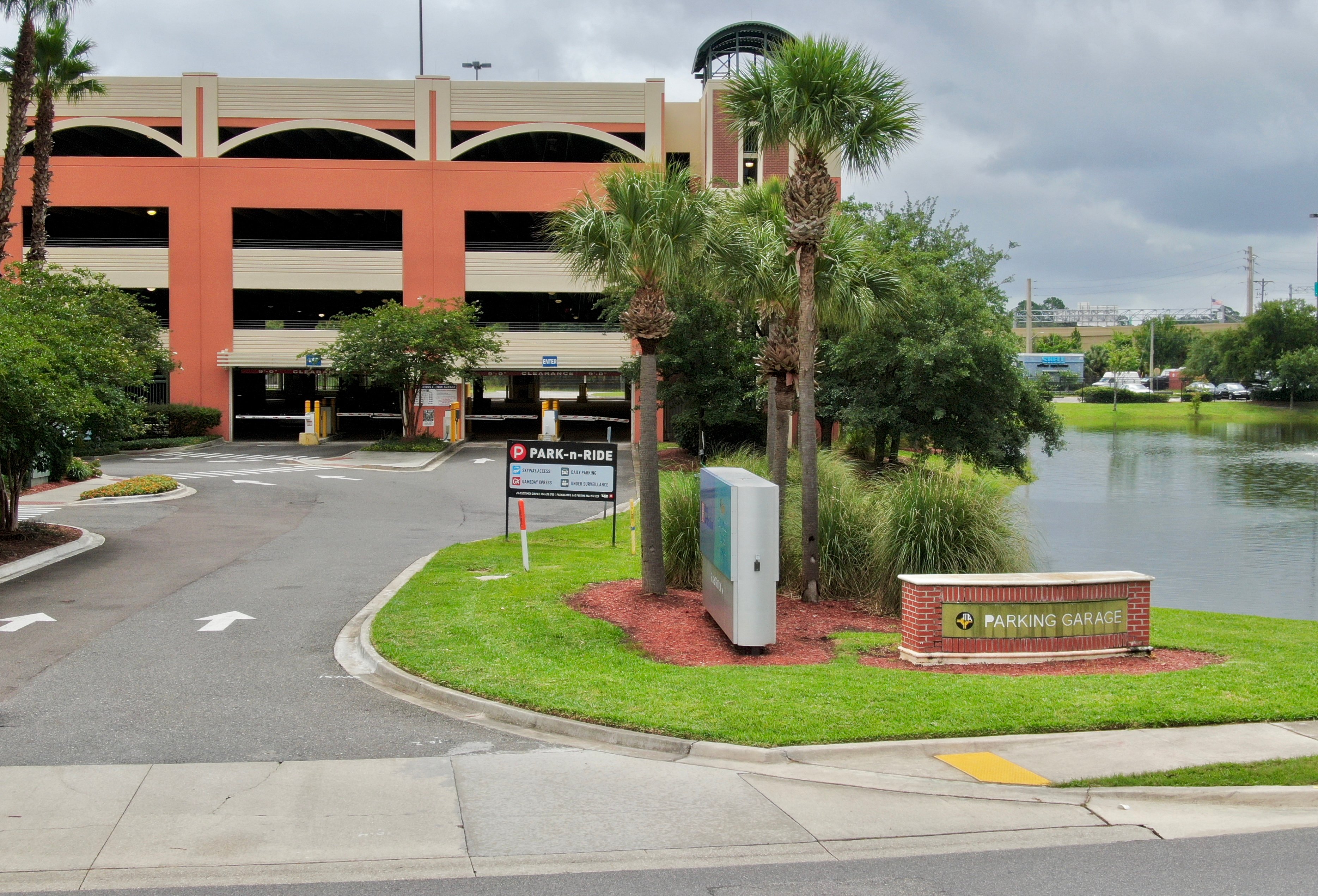 A parking garage